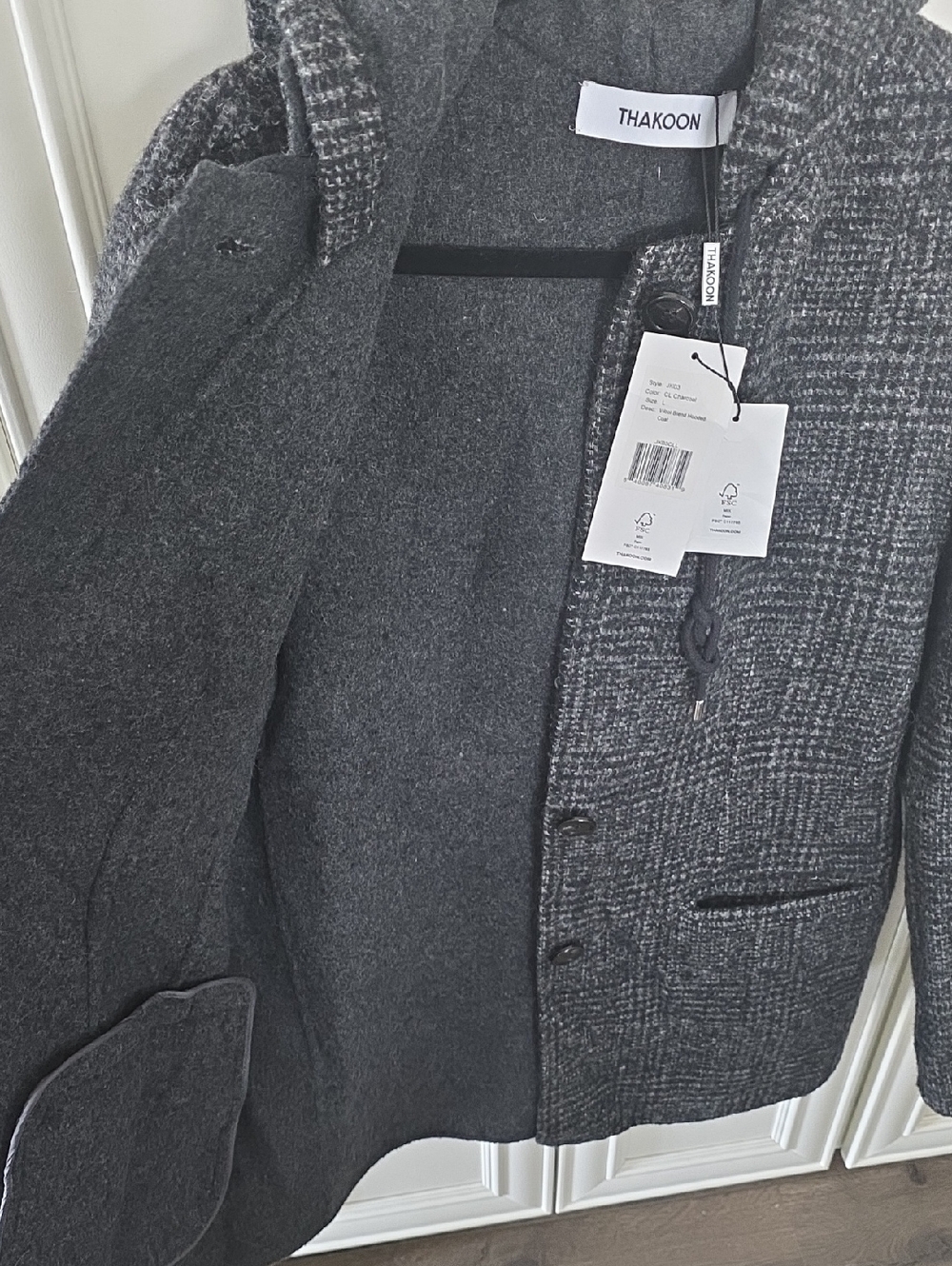 NWT THAKOON | $275 Plaid Hooded Jacket - Picture 8 of 9